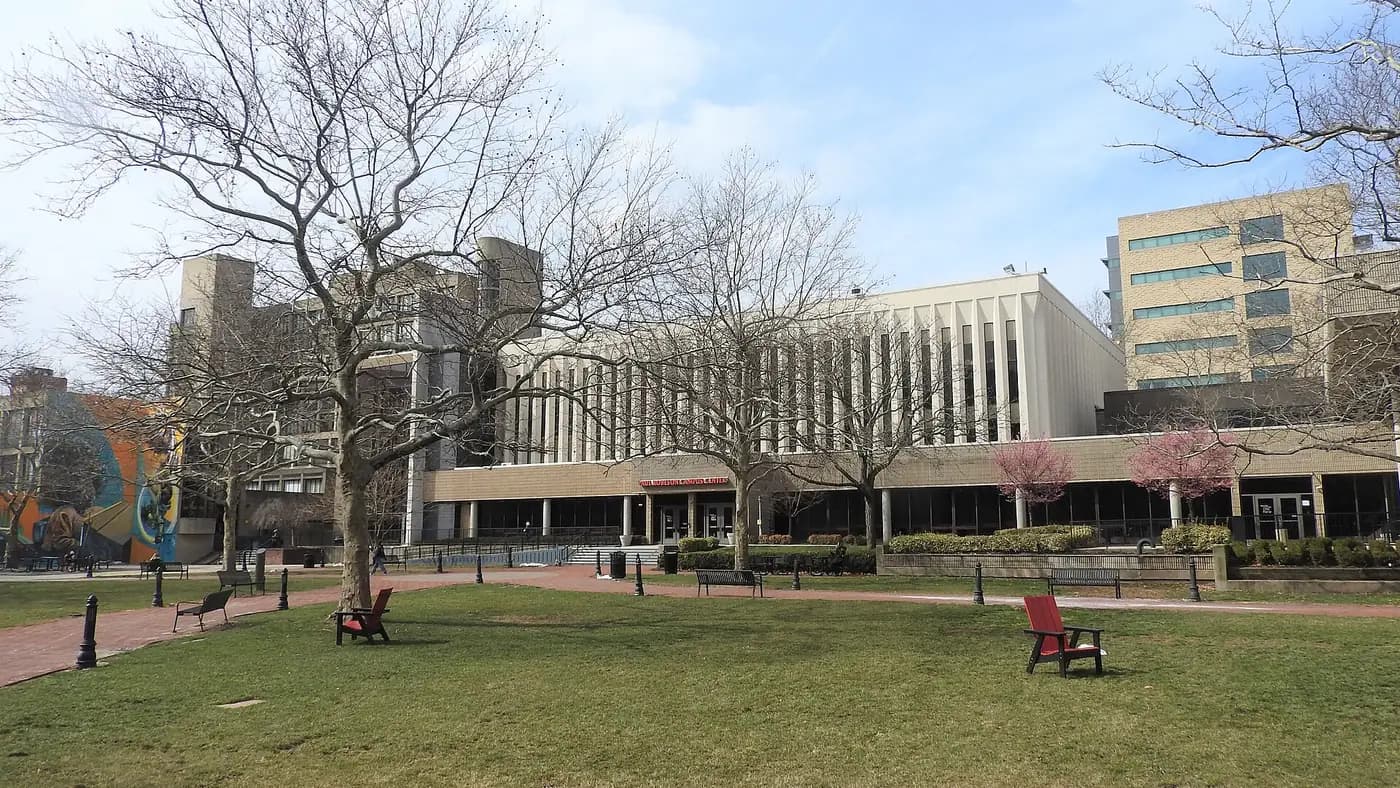 Paul Robeson Campus Center and plaza on the Rutgers–Newark campus