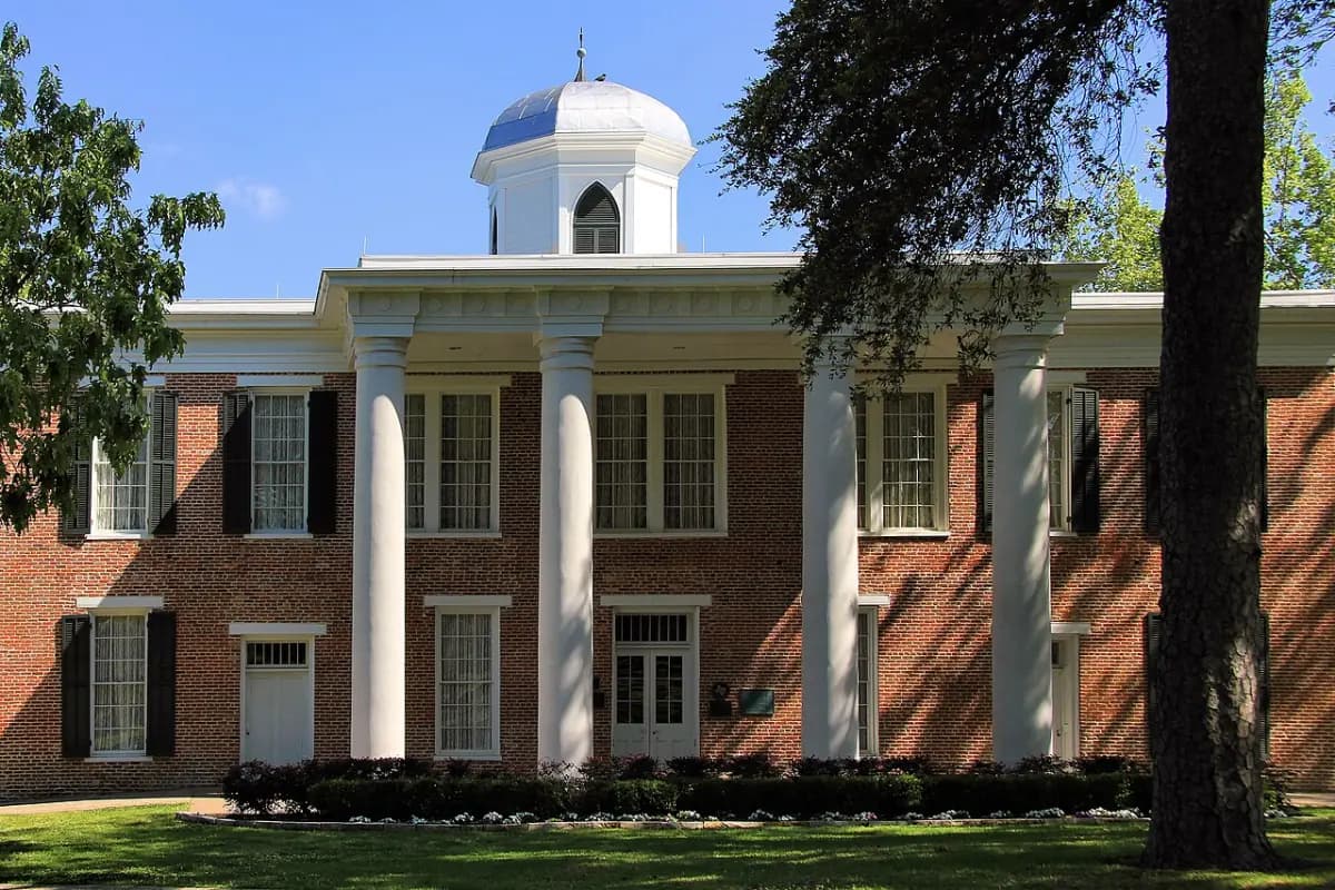 Austin Hall on Sam Houston State University’s Huntsville campus